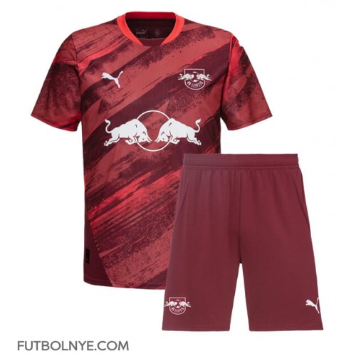 Camiseta RB Leipzig Visitante Equipación para niños 2024-25 manga corta (+ pantalones cortos)